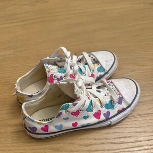 Converse Kids' Sneakers with Colorful Heart Design